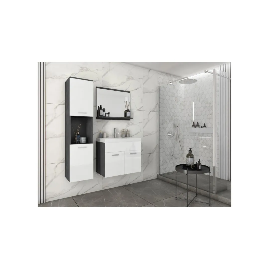MONAL Badezimmermöbelset Matera/Weiß