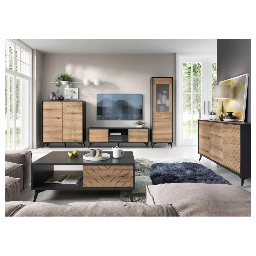 DIAMANT-Couchtisch auf Metallbeinen