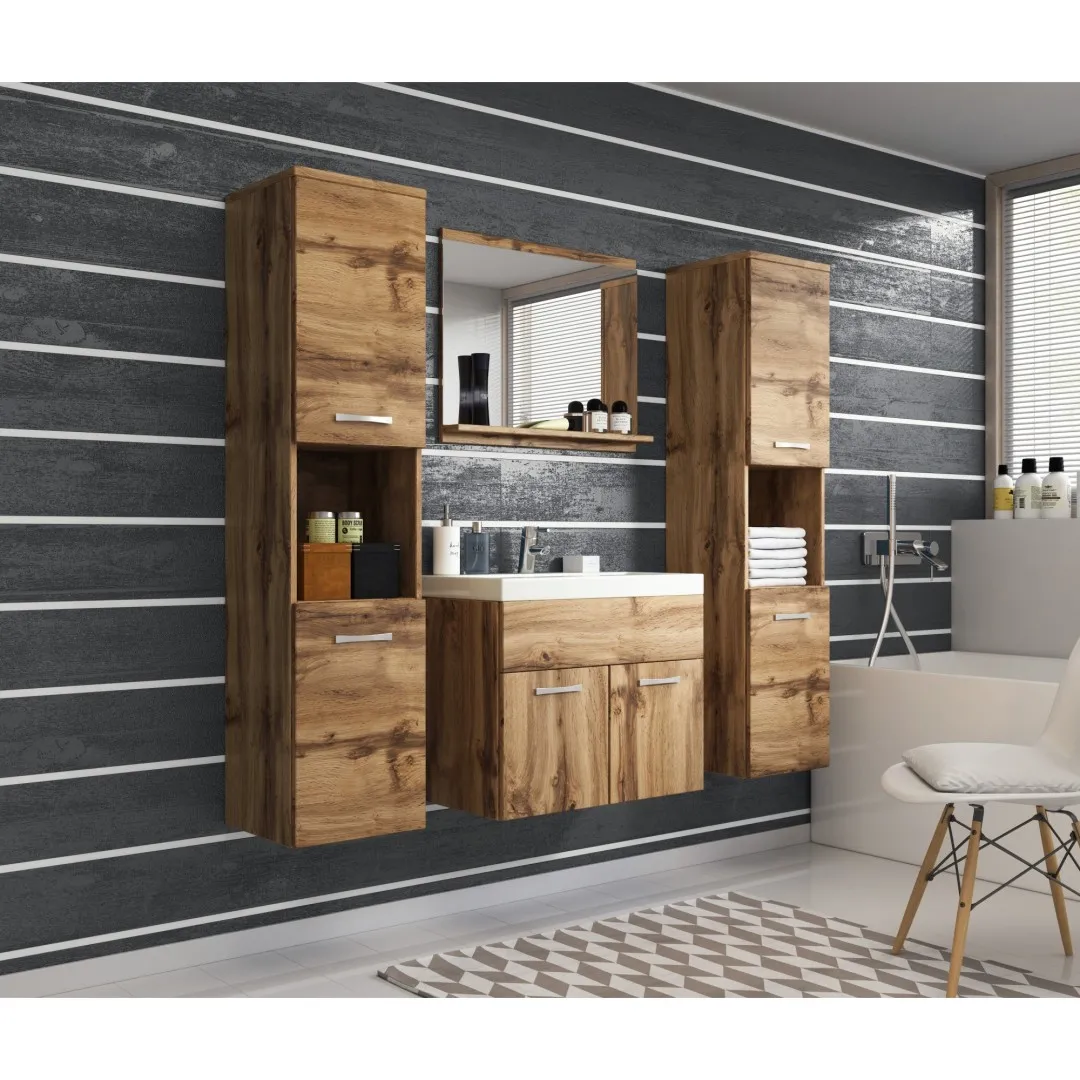 Badezimmermöbel in Eichenfarbe - Montreal XL