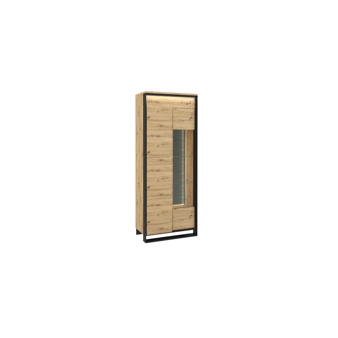 Hohe Wohnzimmer-Vitrine QUANT