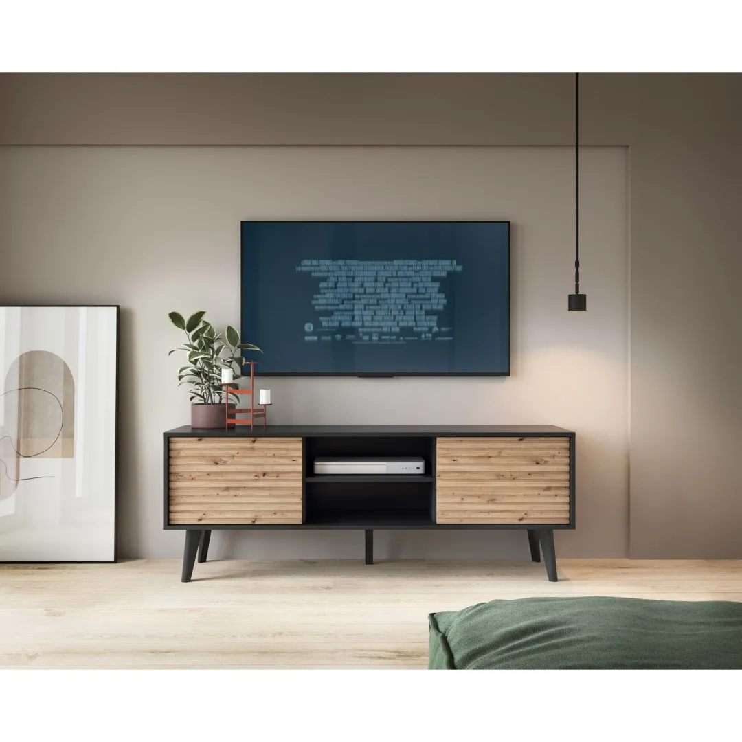 Fernsehschrank „VILLOV“ mit Fronten aus MDF