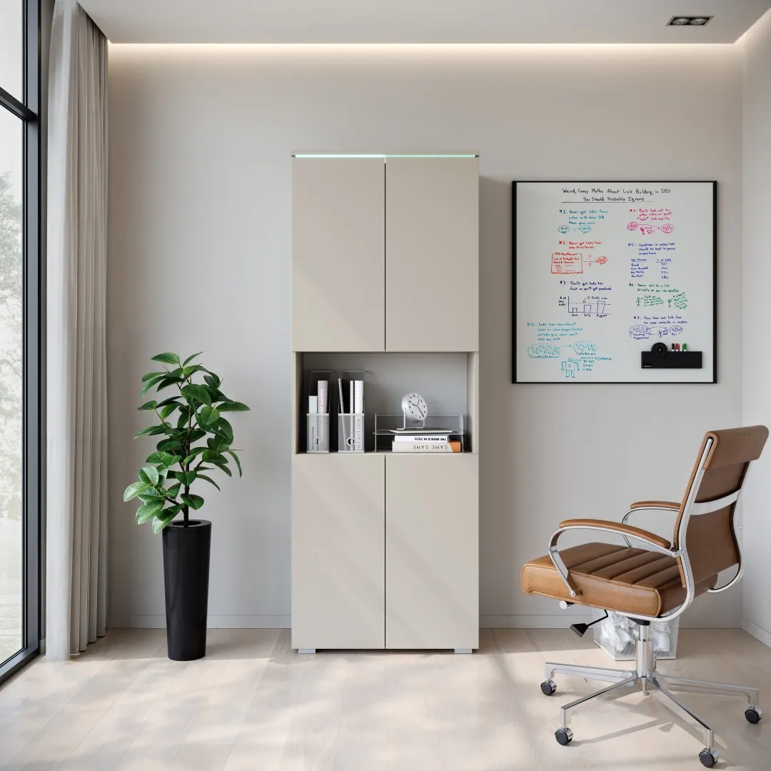 VEVE 70 document cabinet with LED lighting